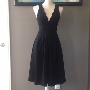 Black lulus jersey dress